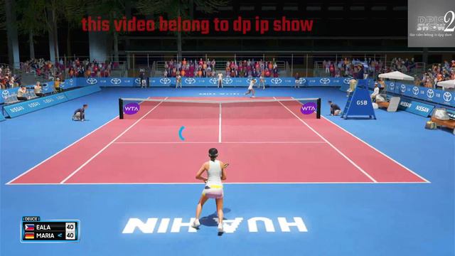 Alex Eala VS Tatjana Maria 🏆 ⚽ thai Open Round 32 (31/01/2023) 🎮 gameplay on AO смотреть онлайн