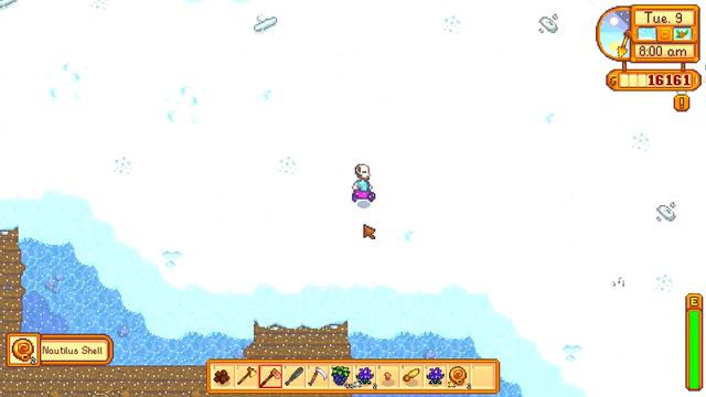 How to get Nautilus Shell item - Stardew Valley смотреть онлайн