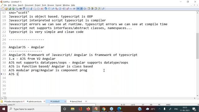 ANGULAR 10 tutorials || Demo - 2 || by Mr. Swamy Naidu On 11-06-2021 @6PM IST смотреть онлайн