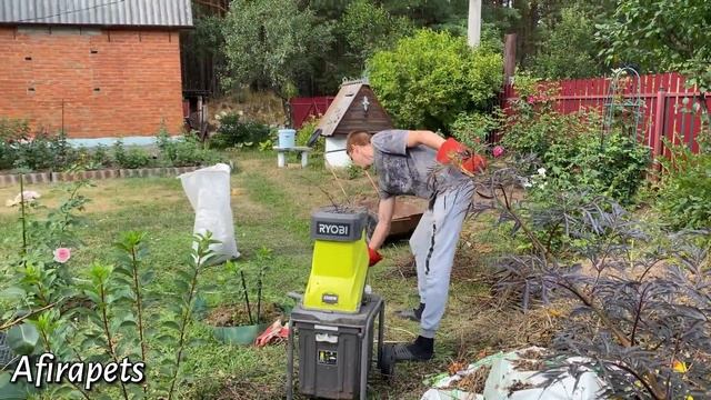ОБЗОР ШРЕДЕР САДОВЫЙ ИЗМЕЛЬЧИТЕЛЬ RYOBI RSH2545B смотреть онлайн