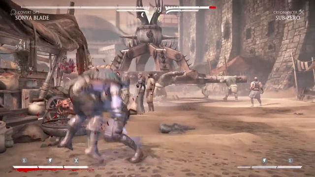 Mortal Kombat X: Sonya Blade X-Ray/Brutality смотреть онлайн