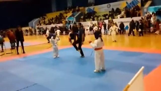 Каратэ кекушинкай Ару Ермагамбетова(3) смотреть онлайн