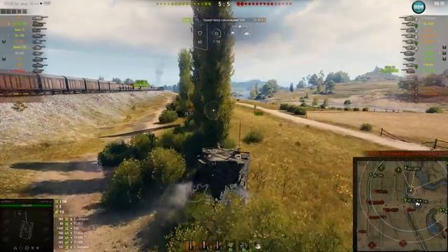 FV215b 183, карта Прохоровка-Встречка, 10.2К dmg, ПУЛ. WoT 1.7.0. 2К VIDEO. смотреть онлайн