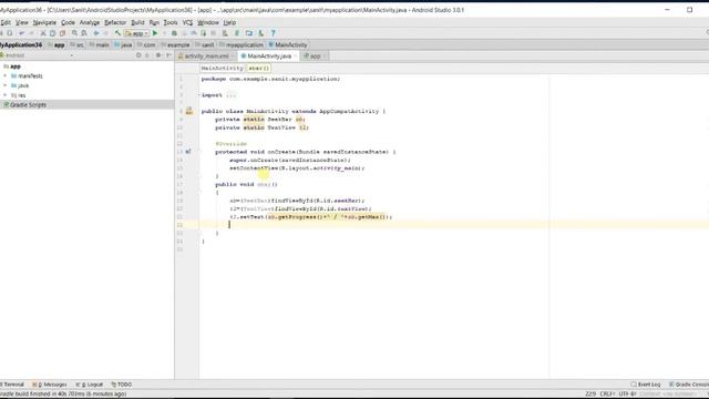 [Easy]Seek Bar in android studio смотреть онлайн