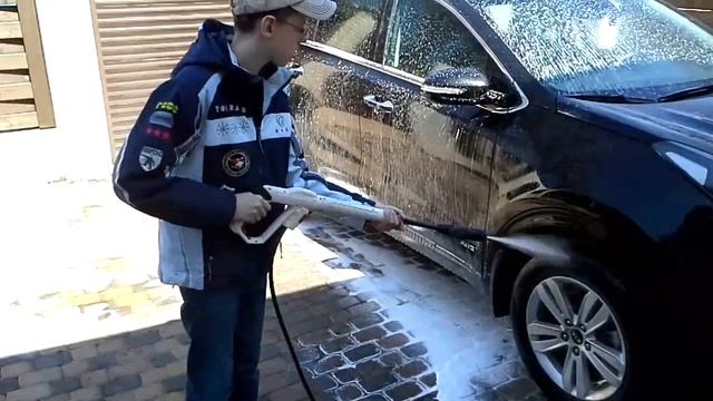 Мойка машины и велосипеда. смотреть онлайн