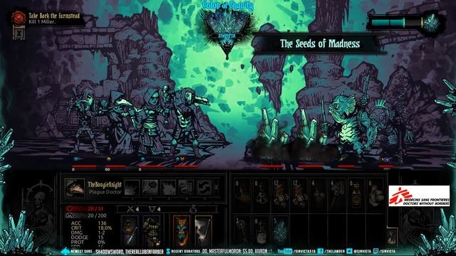 FIRST LOOK - THE MILLER - THE COLOR OF MADNESS DLC! - Darkest Dungeon смотреть онлайн