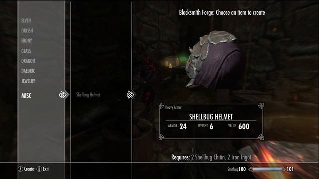 Skyrim: Dawnguard DLC - Shellbug Helmet смотреть онлайн