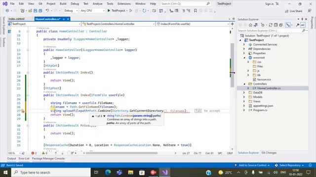 File Upload in wwwroot Folder Using Input File Control(HTML) in Asp.Net Core 6/MVC Using C# смотреть онлайн