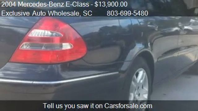 2004 Mercedes-Benz E-Class E320 for sale in Pontiac, SC 2904 смотреть онлайн