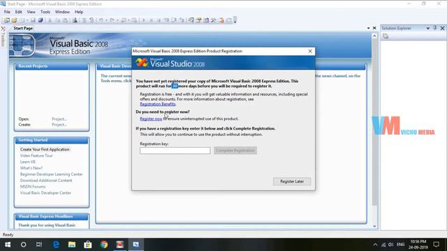 Microsoft Visual Studio 2008 Installation And Registration In Windows 10
