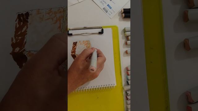 Скетчинг маркерами. Угловая перспектива. Пирожное смотреть онлайн