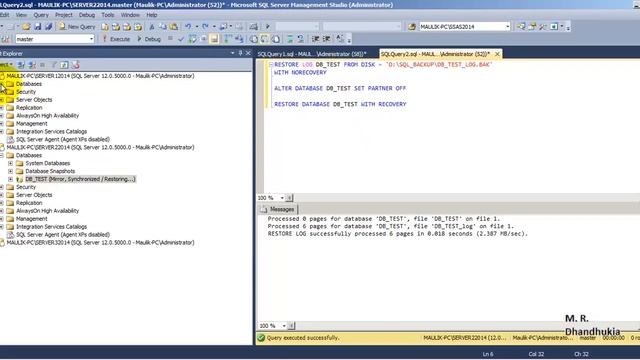 DBA - Database Mirroring смотреть онлайн