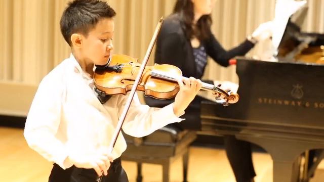 Banjo and Fiddle - William Kroll, Nathan Gendler, 9, on 1/2 size violin. смотреть онлайн