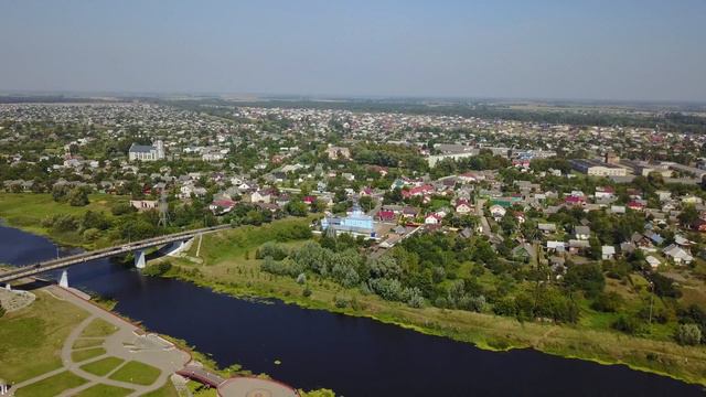 Кобрин. Вид с высоты. смотреть онлайн
