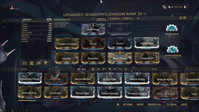 Newest Warframe Sevagoth! Best New Edgelord Warframe In Town! смотреть онлайн