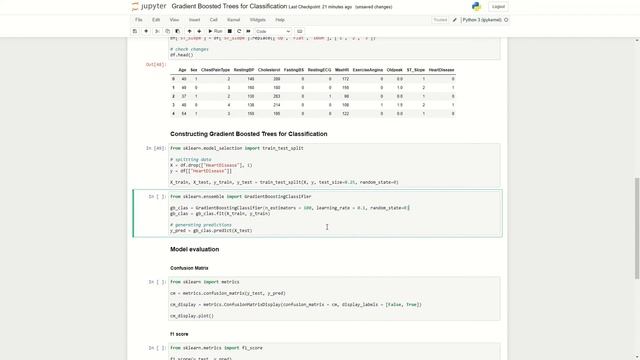 Gradient Boosted Trees for Classification in Python смотреть онлайн
