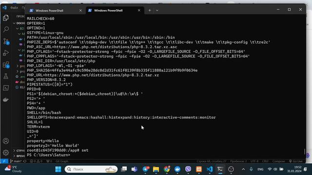 Переменные окружения в Docker, файл .ENV
