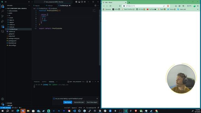 Building Your First React Component смотреть онлайн