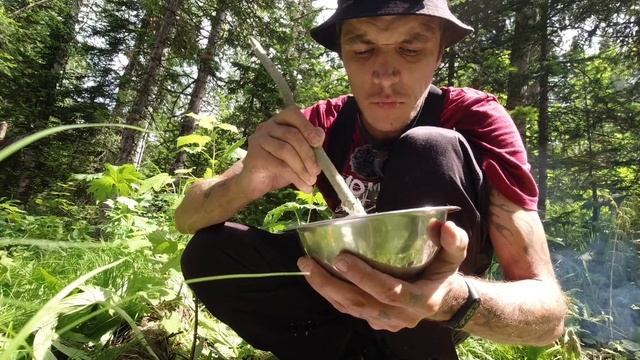 ТАЙГА,ДЕБРИ МЕДВЕЖИЙ ЛУК! Hammock Camping смотреть онлайн