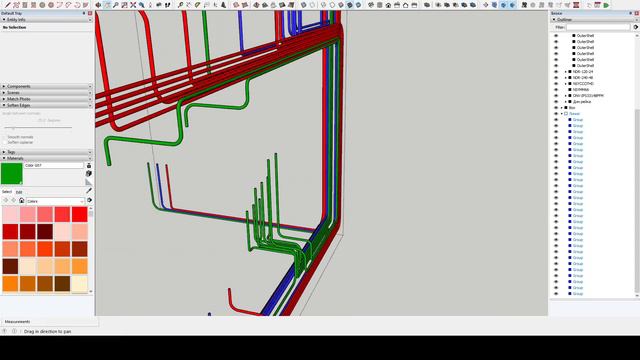 Электрошкаф с прокладкой кабеля