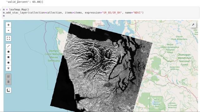 Using Microsoft Planetary Computer with Leafmap смотреть онлайн