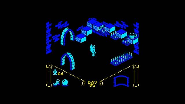 knight Lore. Amstrad. Ultimate Play Game 1984. смотреть онлайн