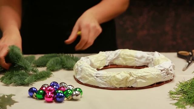 Мастер-класс: как сделать рождественский венок смотреть онлайн