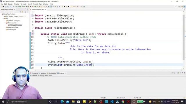 Java 8 to 18 Tutorial Path.of() | Files.writeString() | Files.readString() | Dr Vipin Classes смотреть онлайн