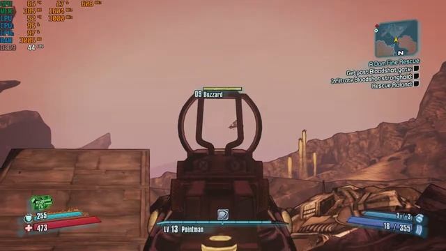 Borderlands 2 on Intel Pentium Dual-Core E5700 3GHz GTX 465 720p Med смотреть онлайн