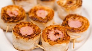 Берем Сосиски и ЛАВАШ и НАИВКУСНЕЙШИХ ЗАВТРАК за 5 МИНУТ Готов! Простой Рецепт Бюджетного ЗАВТРАКА