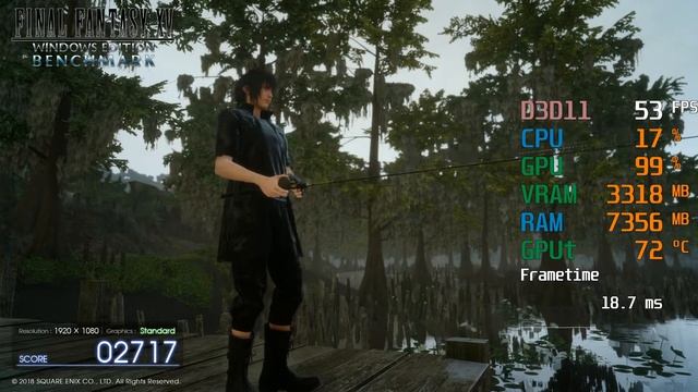 AMD Radeon RX 570 -- AMD Ryzen 5 3600 -- FINAL FANTASY XV FF XV Benchmark смотреть онлайн