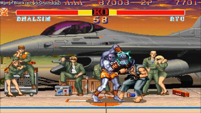 Fightcade 👊 Street Fighter ll Champion Edition 👊🏽 Men In Black 🇧🇷 Vs Ghazni 🇺🇸 смотреть онлайн