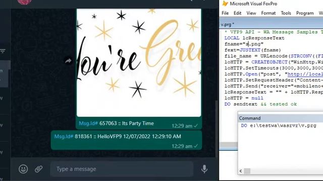 #Whatsapp #MultiDevice #VisualFoxpro 9.0 #Golang DLL #Multidevice Ready #WhatsApp Blast Messages смотреть онлайн
