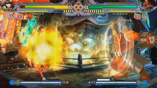 Blazblue Continuum Shift - Tsubaki Tutorial Part 1 смотреть онлайн