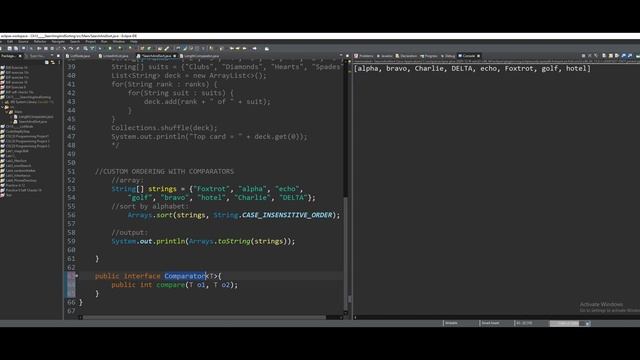 Building Java Programs || CH13 (Searching & Sorting) || Comparators смотреть онлайн
