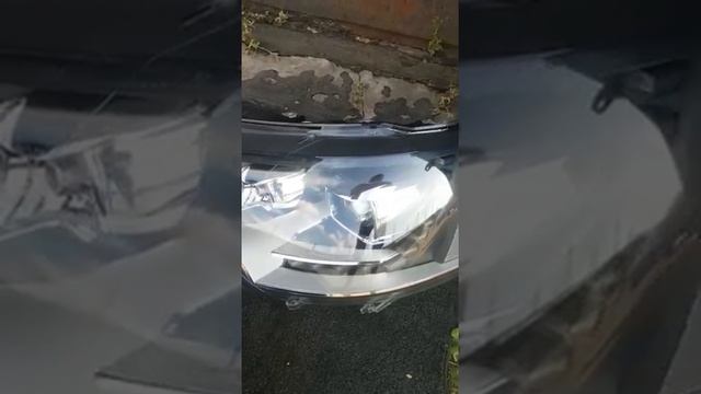 VW T5 рестайлинг фары ксенон xenon led смотреть онлайн