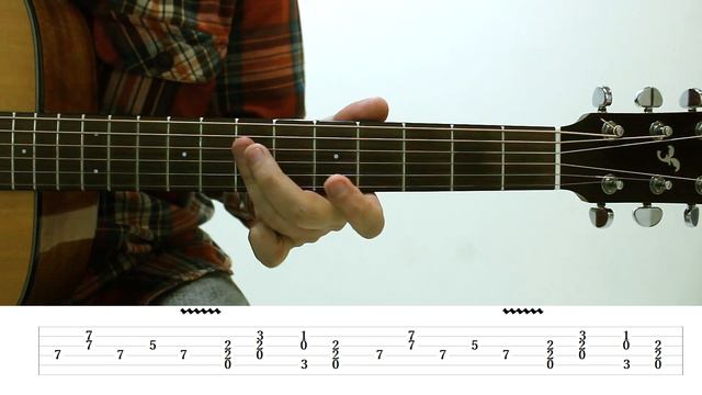 Classic Chicago Blues  Finger Rhythm - Key of A  Guitar Lesson w Tabs!