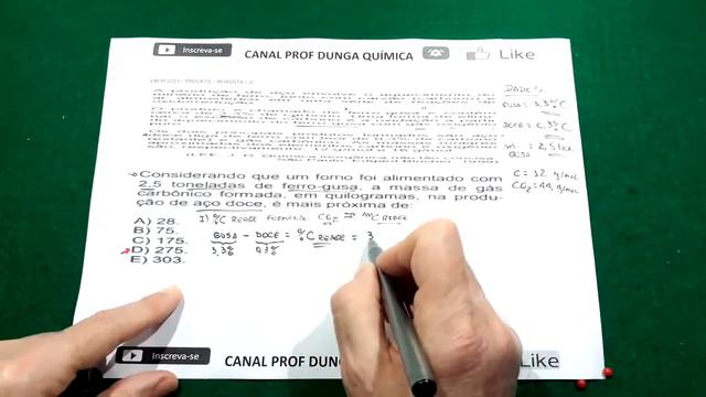 PROJETO ENEM CÁLCULO ESTEQUIOMÉTRICO AULA 06 смотреть онлайн