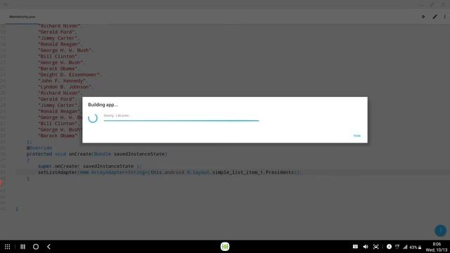 Aide-ide|Displaying A Long List Of Items Using The ListView