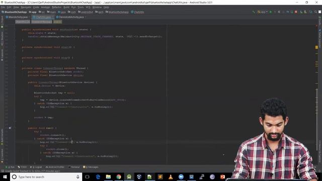 Android Project: Bluetooth Chat Application - Part 4 - Connecting to a Bluetooth device смотреть онлайн
