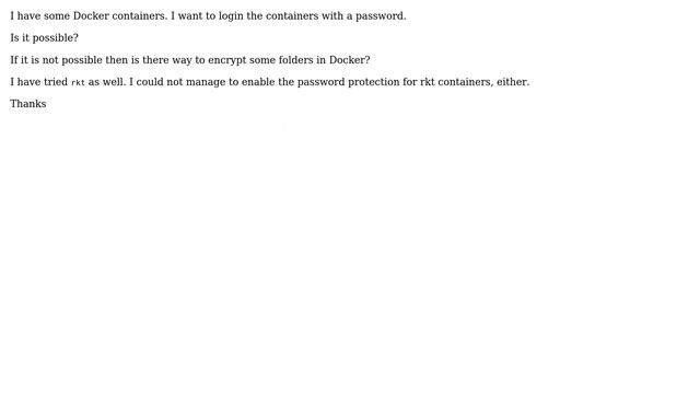 DevOps & SysAdmins: Encrypted or Password Protected Docker Container смотреть онлайн