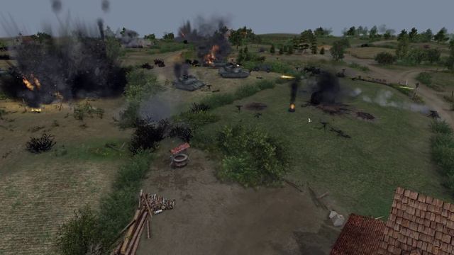 RUSSIAN ATGM KORNET AGAINST AMERICAN TANKS ABRAMS (MowAs2 Battle Simulation) смотреть онлайн