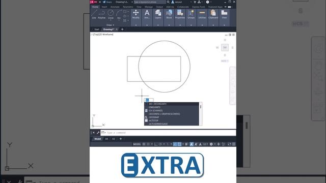 Making Boundary without Line in AutoCAD смотреть онлайн