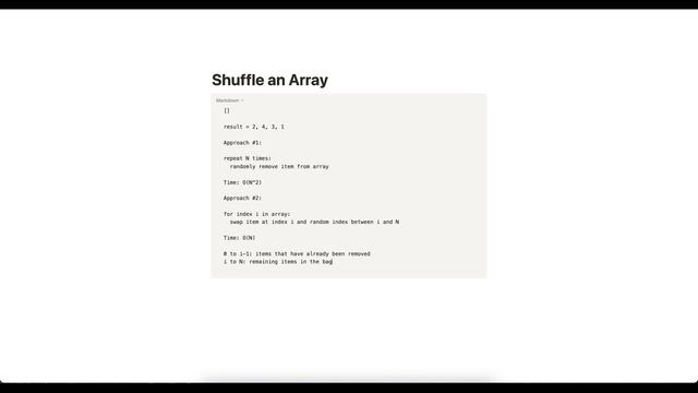 Shuffle an Array | Top Google Coding Interview Question смотреть онлайн