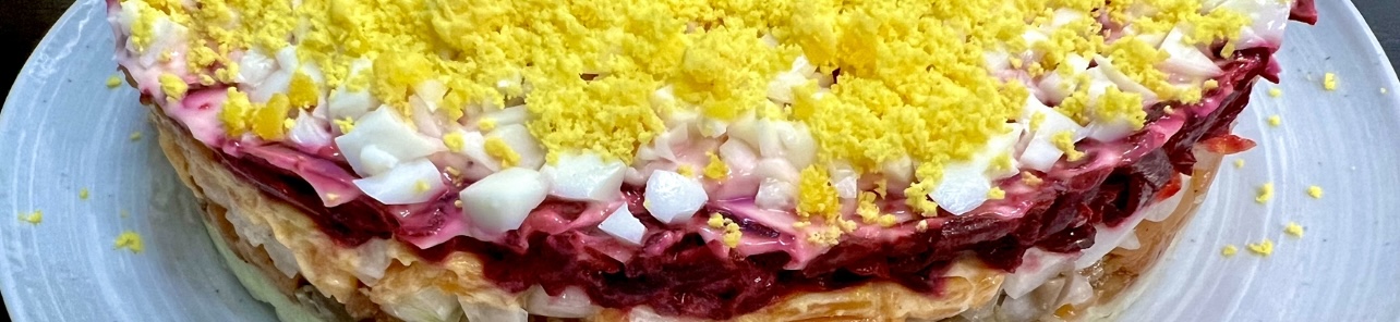 Салат «Ш.У.Б.А.» с красной рыбкой!