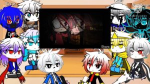 Реакция сансов на страшилку "в окне напротив свет мигает" | Gacha club