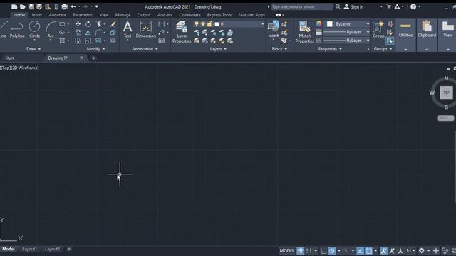 Como crear una linea en Autodesk AutoCAD 2021 смотреть онлайн