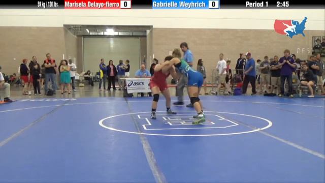 FILA Junior 59 Kg / 130 Lbs. - Marisela Delayo-fierro Vs. Gabrielle Weyhrich
