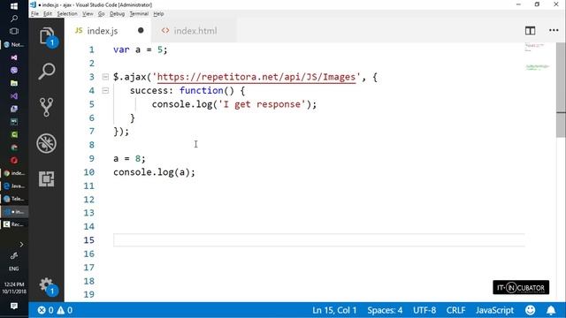 Ajax в деталях #2, JavaScript, success, callback смотреть онлайн