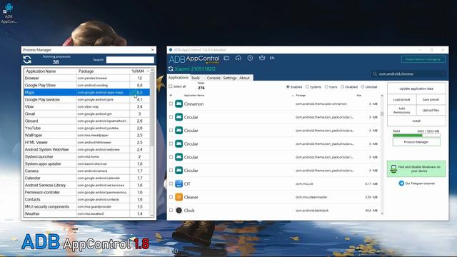 The Process Manager. ADB AppControl 1.8 update. EN Subtitles. смотреть онлайн